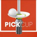Der Pick Cup sorgt für weniger Kontakt dem Golfplatz und erlaubt kontaktloses putten. (Foto: pitchfix.com)