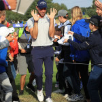 Bernd Ritthammer wird bei der Porsche European Open 2019 von den Fans gefeiert. (Foto: Getty)