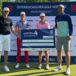 Bernd Wiesberger, Matthias Schwab, Christine Wolf und Sarah Schober mit einem Dienst für die gute Sache. (Foto: Instagram / @berndwiesberger)