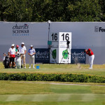 PGA Tour: Harold Varner III beim Abschlag. Normalerweise säumen Fans die Teebox. (Foto: Getty)