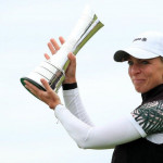 Sophia Popov fährt den ersten deutschen Damenmajor-Sieg ein. (Foto: Twitter.com/AIGWomen'sOpen)