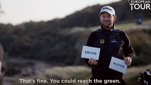 Bernd Wiesberger tritt in Schottland gegen zwei Kollegen an. (Foto: Youtube / European Tour)