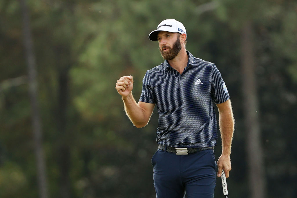 Dustin Johnson im Moment seines Masters-Triumphs 2020