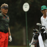 Bernhard Langer im Gespräch über seine Unterstützung vor Ort beim US Masters. (Foto: Apollo18)