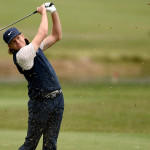 Bogeyfrei uns spektakulär kämpf sich Alexander Knappe an die Spitze des Leaderboards (Foto: Getty)