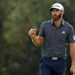 Dustin Johnson feiert seinen Masters-Sieg gebührend (Foto: Getty)