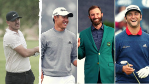 Brooks Koepka, Collin Morikawa, Dustin Johnson und Jon Rahm. (Foto: Getty)