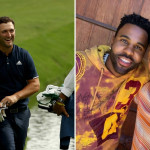 Jon Rahm und Will Smith. (Foto: Getty)