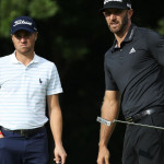 Justin Thomas und Dustin Johnson starten gemeinsam im letzten Flight. (Foto: Getty)