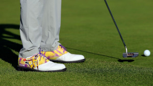 Justin Thomas trug diese Schuhe beim Genesis Invitational 2020 (Foto: Getty)