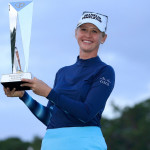 Jessica Korda mit dem Pokal beim Diamond Resorts Tournament of Champions. (Foto: Getty)