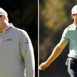 Sepp Straka (li.) und Sam Burns beim Genesis Invitational der PGA Tour. (Fotos: Getty)