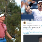 Andy Murray könnte bald auf der PGA Tour unterwegs sein. (Foto: Getty/ Twitter @JustinRose99)