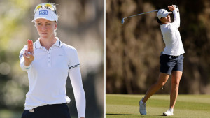 Sophia Popov (li.) und Caro Masson auf der LPGA Tour. (Foto: Getty)