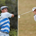 Bryson DeChambeau (li.) und Justin Thomas beim WGC Matchplay. (Fotos: Getty)