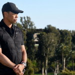 Tiger Woods war vor seinem Unfall als Gastgeber des Genesis Invitational in Kalifornien unterwegs. (Foto: Getty)