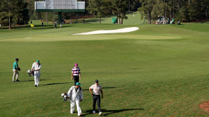 Keine Patrons in 2020. Es herrschte eine gewisse Stille im Augusta National. (Foto: Getty)
