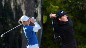 Esther Henseleit (li.) und Caroline Masson überstehen den Cut auf der LPGA Tour. (Foto: Getty)