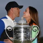 Brooks Koepka und Jena Sims bei der PGA Championship 2019 (Foto: Getty)