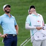 Hat wieder gut zu lachen: Dustin Johnson macht vor der Valspar Championship einen lockeren und gut gelaunten Eindruck. (Foto: Getty)