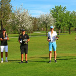 Die Medaillengewinner (v.l.n.r.): Sebastian Sliwka (Hamburger GC), Jannik de Bruyn (GC Hösel), Tim Wiedemeyer (Münchener GC), Helen Briem (Stuttgarter GC Solitude), Paula Schulz-Hanßen (GC St. Leon-Rot), Chiara Horder (GC München Valley). (Foto: DGV/stebl)