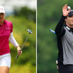 Caro Masson (li.) und Siegerin Ariya Jutanugarn beim Event der LPGA Tour. (Fotos: Getty)