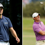 Martin Kaymer und Rory McIlroy schlagen auf der European Tour ab. (Foto: Getty)