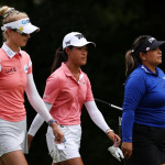 Nelly Korda (li.) und Lizette Salas (re.) lieferten sich am Moving Day ein packendes Duell um die Führung. (Foto: Getty)