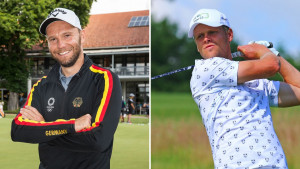 Unsere deutschen Golfer für Olympia: Maximilian Kieffer und Hurly Long. (Foto: DGV)
