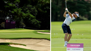 Golf bei Olympia - die Stars schießen sich warm. (Foto: Getty)