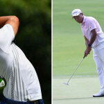 Xander Schauffele und Hideki Matsuyama sind in der besten Ausgangslage für den Kampf um Edelmetall bei Olympia 2021. (Foto: Getty)