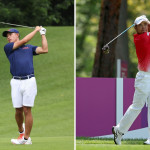 Collin Morikawa und Hideki Matsuyama gehören zu den Favoriten des olympischen Golfturniers. (Foto: Getty)