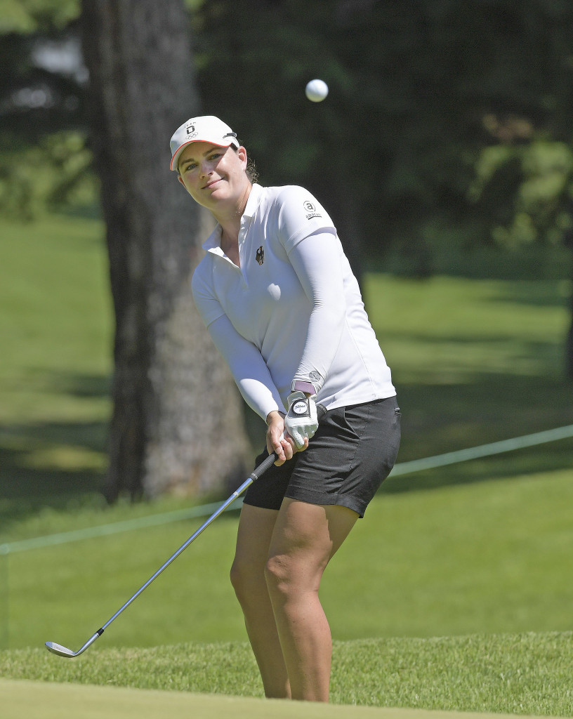 Aufwärtstrend: Caroline Masson spielte fünf Birdies und zwei Bogeys und belegt nun den geteilten 20. Rang. (Foto: Stan Badz/PGA Tour/IGF)