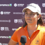 Karolin Lampert nach der zweiten Runde auf der Ladies European Tour. (Foto: Getty)