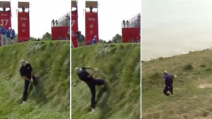 Jordan Spieths verrückter Schlag beim Ryder Cup 2021. (Foto: Getty)