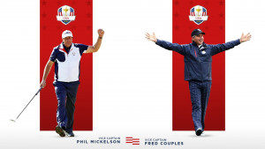 Phil Mickelson und Fred Couples haben viel Erfahrung was den Ryder Cup angeht. (Foto: Twitter@RyderCupUSA)