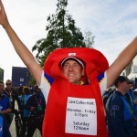 Ian Poulter ("The Postman") nach dem Sieg der Europäer beim Ryder Cup 2018 in Paris. (Foto: Getty)