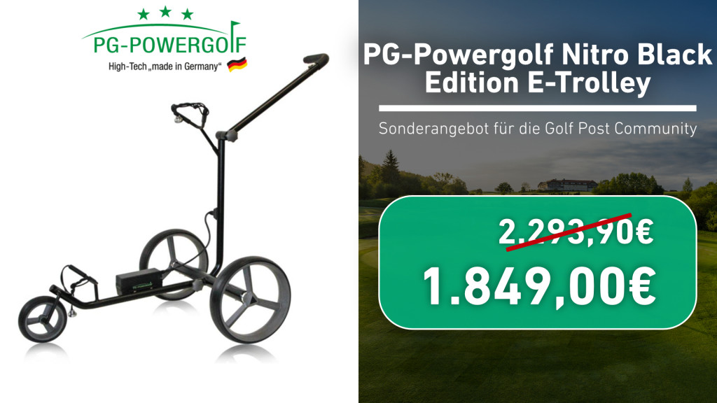 PG-Powergolf Nitro Black Edition E-Trolleys (Quelle: Golf Post)