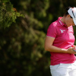 Caroline Masson im Interview nach dem Founders Cup der LPGA Tour. (Foto: Getty)