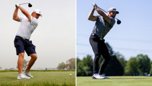 Bryson DeChambeau und Martin Borgmeier. (Foto: Getty)