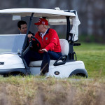 Während seiner Amtszeit verbrachte Donald Trump viele Stunden auf dem Golfplatz (Foto: Getty)