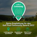Der Community Award 2022 wartet (Foto: Golf Post)