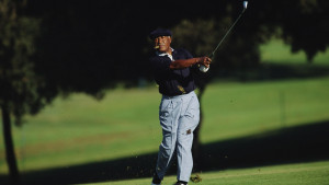Charlie Sifford mit seinem Markenzeichen, der Zigarre im Mund. Ihm zu Ehren gibt es den Charlie-Sifford-Award (Foto: Getty)
