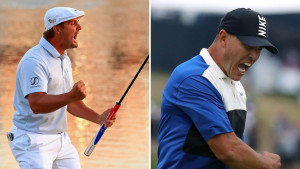 Bryson DeChambeau und Brooks Koepka treten in dieser Woche im The Math gegeneinander an (Fotos: Getty)