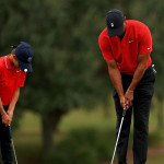 Tiger Woods mit seinem Sohn Charlie bei der PNC Championship 2020. (Foto: Getty)