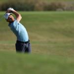 Max Kieffer beim 2. Schlag auf Loch 18 (Foto: Getty)