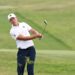 Matthias Schmid auf der ersten Runde der British Open, bei denen er als bester Amateur ausgezeichnet wurde.