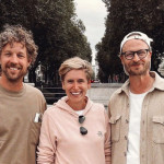Erik Anders Lang mit den beiden deutschen RGC-Botschaftern Caren Raue und Jan Hungerland Zonligt. (Foto: randomgolfclub_muenchen/Instagram)