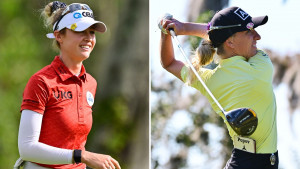 Nelly Korda und Sophia Popov beim LPGA Tour Tournament of Champions. (Foto: Getty)