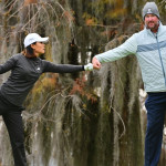 Die Sieger der vergangenen Woche: Danielle Kang(l.) und Derek Lowe. (Foto: Getty)